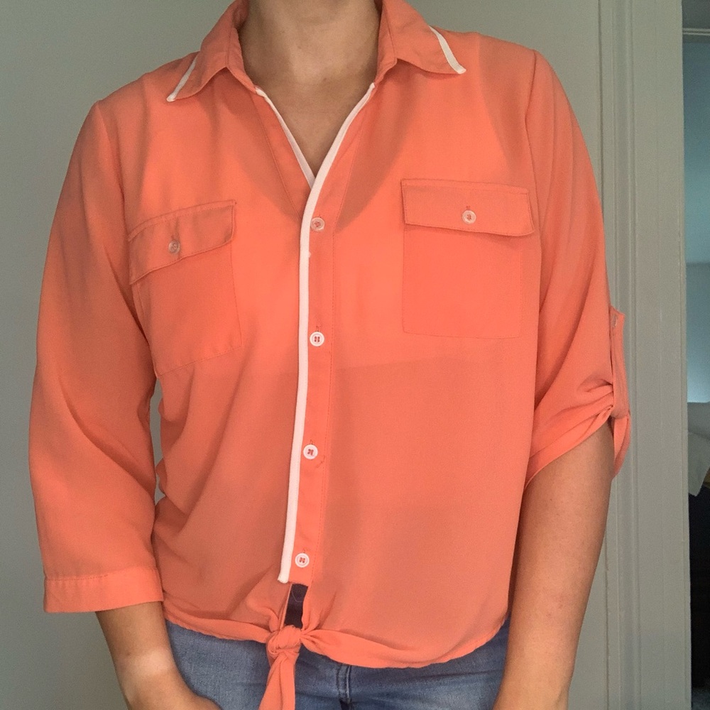 Pink Sheer Blouse